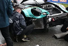 Dream2Drive Porsche after the crash