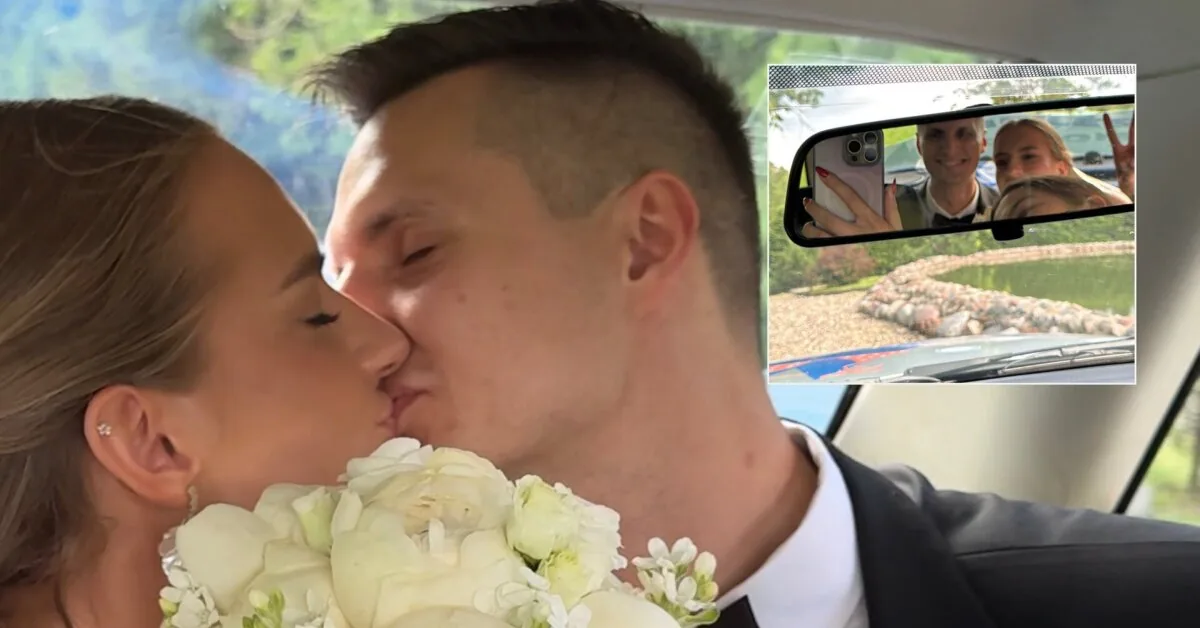 Wedding curiosity in Kaunas: the unique newlyweds' car left the luxury competitor in the shadow