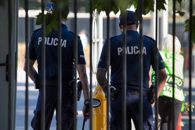 policja.pl nuotr./Lenkijos policija