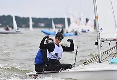 The European 420 and 470 yacht class youth championship ended in Nida