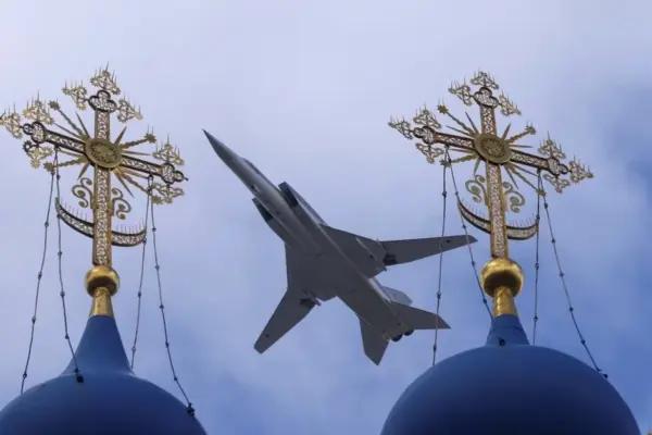 A group of armed Russian bombers and fighters conducted a mission over the Baltic Sea