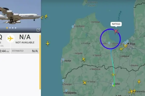 Noticed four military aircraft over Lithuania: the military says this is nothing unusual