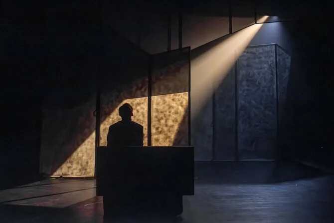Photo by Tomas Terek / Scenography for the play “Tearful Words” (dir. Agnė Ambrozaitytė)