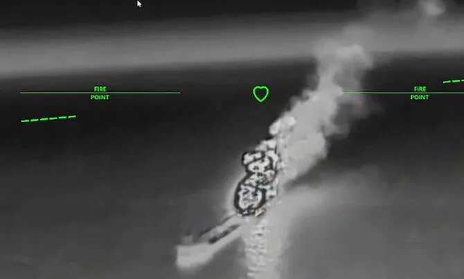 Frame from video/Russian tanker