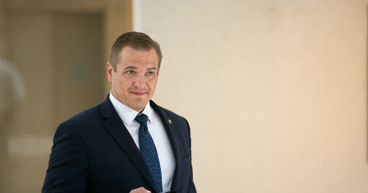 The court will announce the decision in the case of former minister Eimutis Misiūnas against President Gitanas Nausėda
