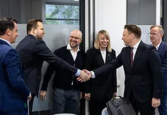 Signing of the cooperation agreement for the development of the film studio project in Vilnius