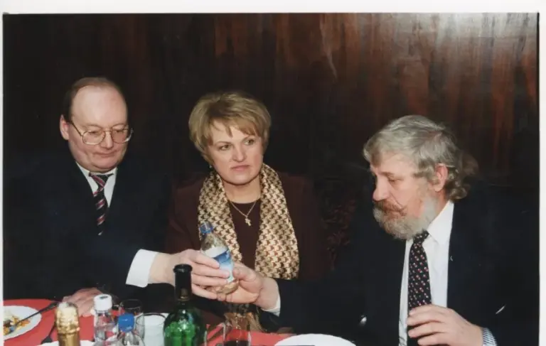 BNS nuotr./Kazimira Danutė Prunskienė, Česlovas Juršėnas (kairėje) ir Vytautas Šustauskas