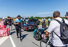 In the technical inspection zone