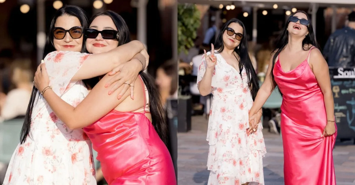 Seeing Giulia with her daughter Monica on the street, passersby could not take their eyes off them
