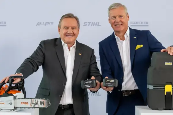„Kärcher“ and STIHL present a breakthrough battery alliance