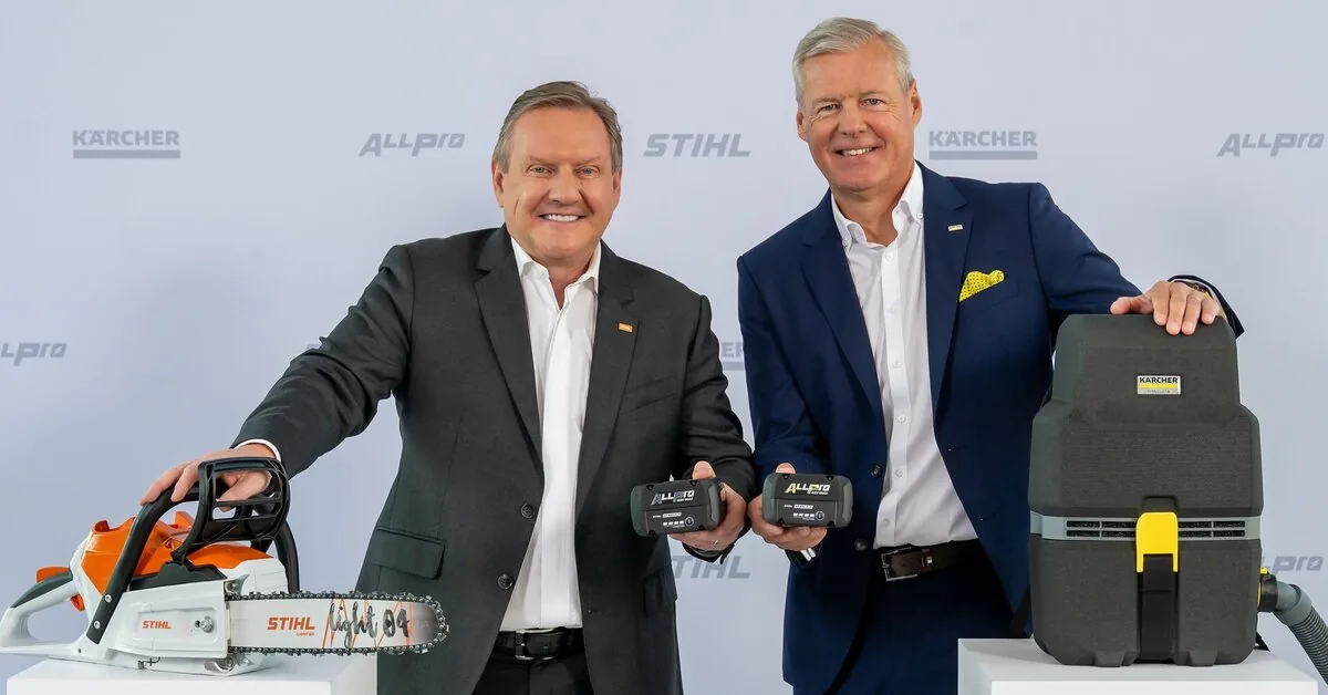 „Kärcher“ and STIHL present a breakthrough battery alliance