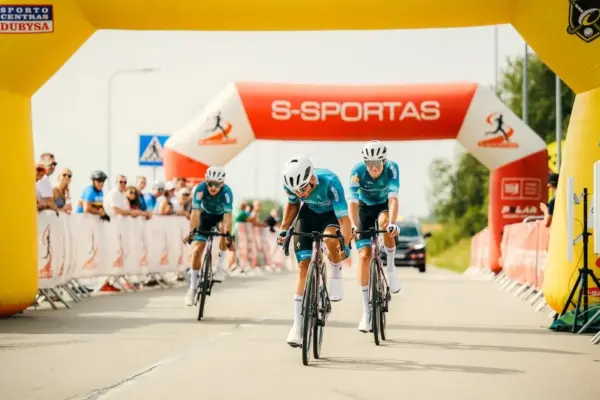 "Energus" cyclists won all three prize places in the Šiauliai race