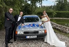 The highlight of the wedding in Kaunas was M1's 'Silkutė'