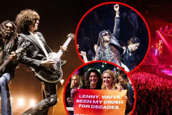 Roko legend Lenny Kravitz shook Kaunas: fans with posters and undying energy at the "Žalgiris" arena