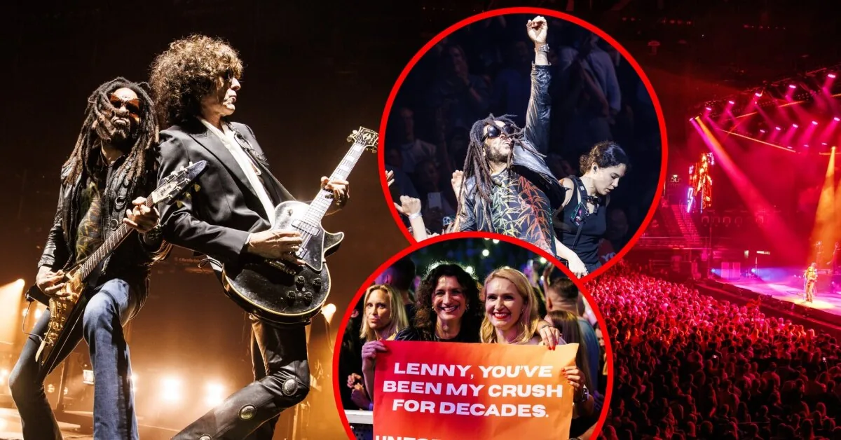 Roko legend Lenny Kravitz shook Kaunas: fans with posters and undying energy at the "Žalgiris" arena