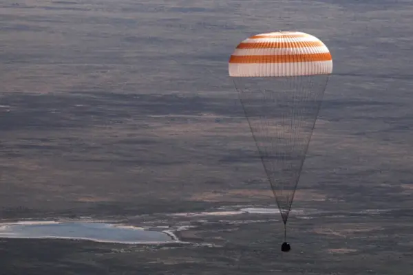 After 8 months spent on TKS, the US and Russian crew safely landed in Kazakhstan