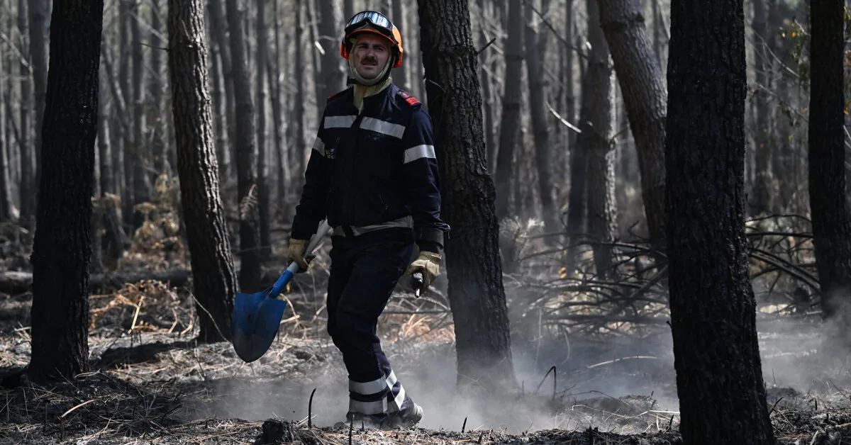 Officer: the first somewhat optimistic day in southwestern France since the start of the fires
