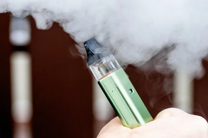 Electronic cigarette / Lukas Balandis/BNS photo.