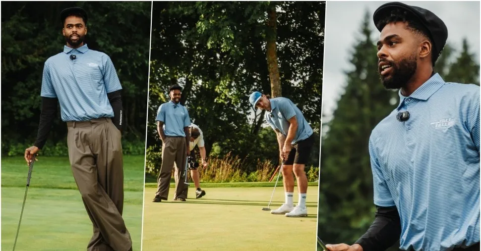 Justinas Jarutis played golf with an NBA basketball player interested in Lithuania: "Very simple"