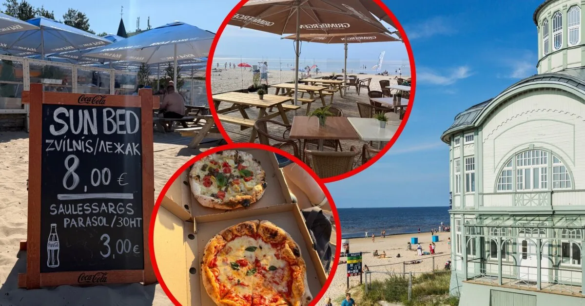Lithuanian influx in Jūrmala: pizza for 20 euros, but free toilets – how much does a stay with the "brothers" cost?