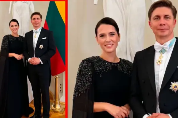 It turned out how much the stunning dress of Mindaugas Sinkevičius's wife Aistė costs