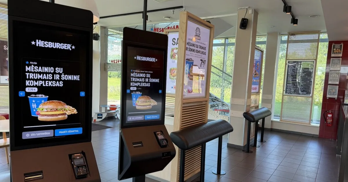 „Hesburger“ introduced an innovation in all Lithuanian restaurants: invested 1.5 million euros