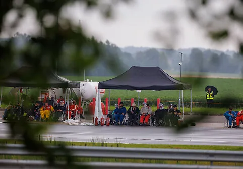 Rain in the race