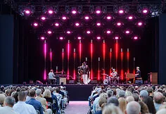 Grammy winner Gregory Porter with his band held a concert in Vilnius