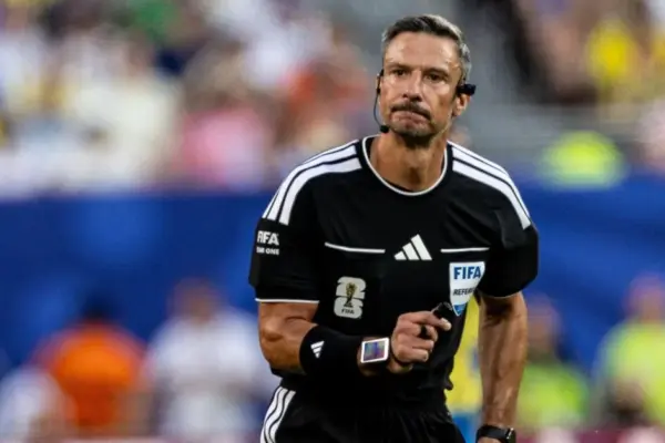 Fun moment – the referee appointed for the final burst into tears