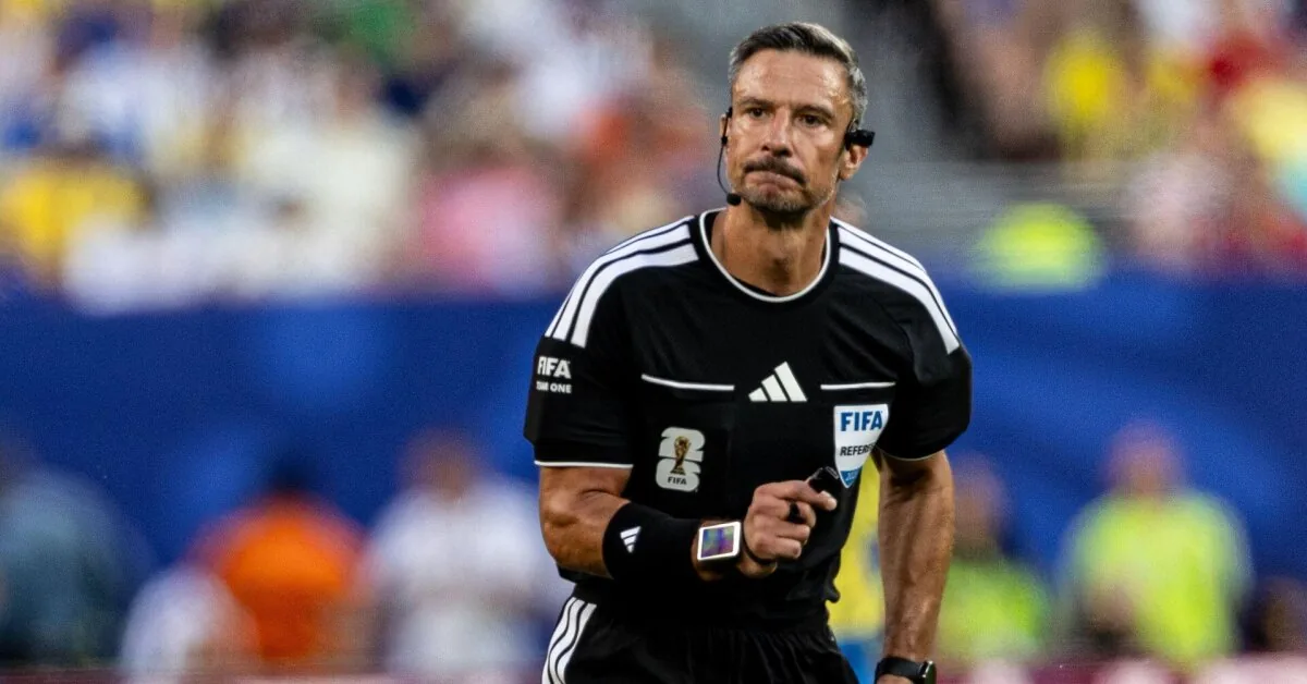 Fun moment – the referee appointed for the final burst into tears