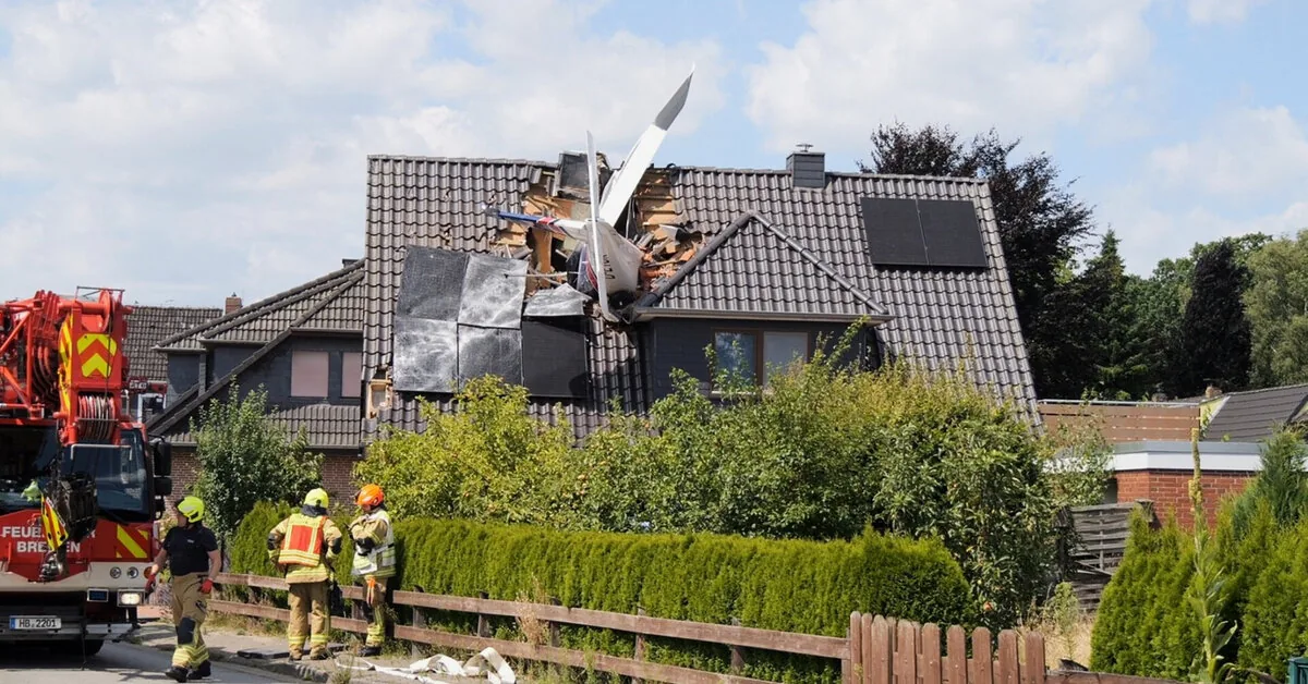 Accident in Germany – plane crashed into a house: one person died, another missing