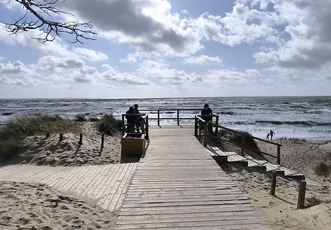 Windy afternoon at Palanga beach