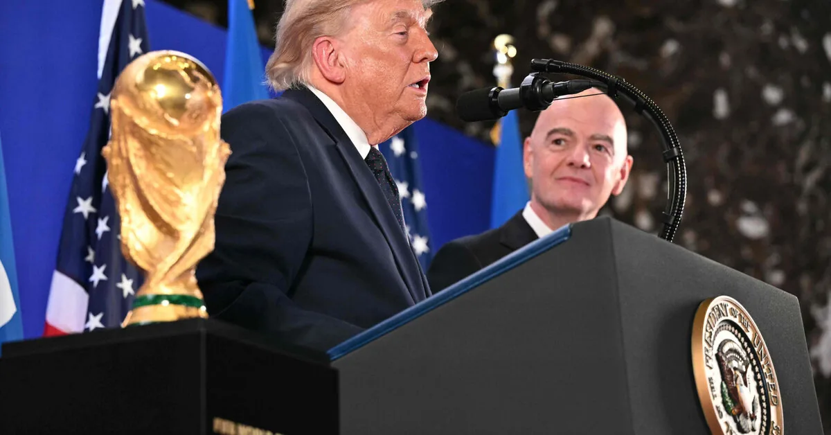 Donald Trump will be in the spotlight at the World Cup final