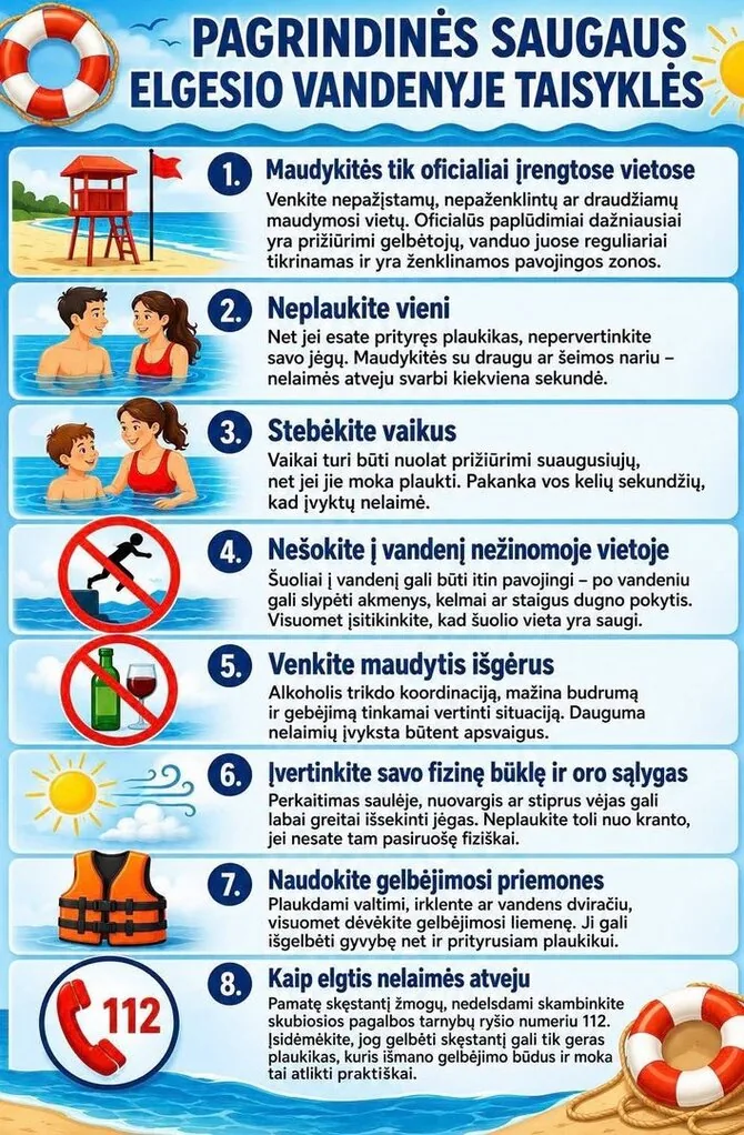 PAGD photo/Water safety rules