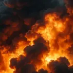 What are "fire clouds" and why are they dangerous?
