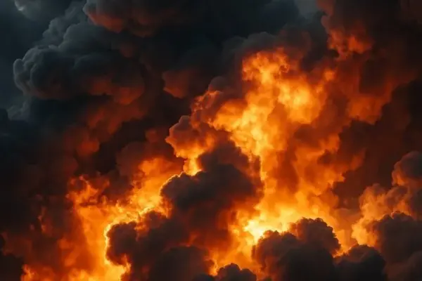 What are "fire clouds" and why are they dangerous?