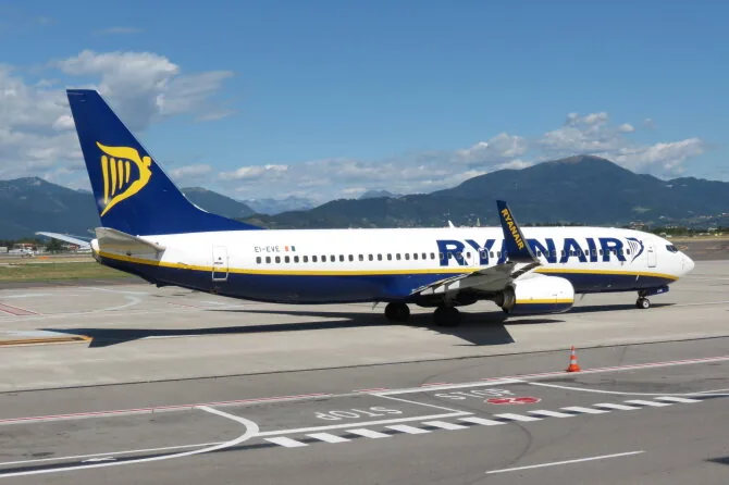 123RF.com nuotr. / „Ryanair“ orlaivis