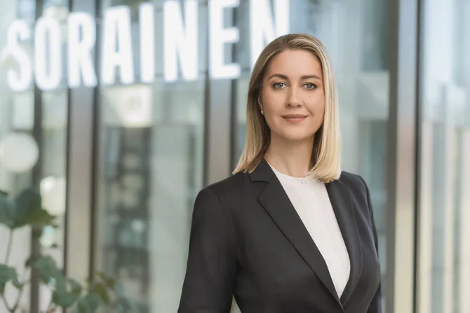 Personal archive photo/Labor law expert Aurelija Daubaraitė from the law firm 'Sorainen'