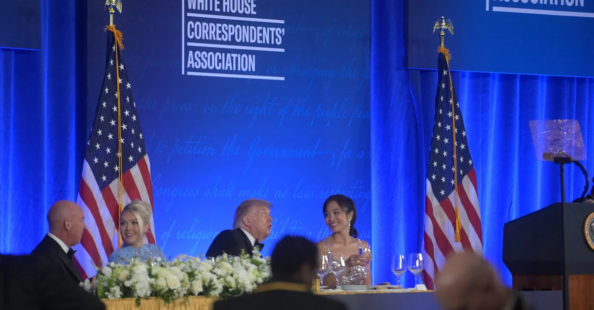 Trump's appearance at a press event: attacked journalists, spoke about a third term