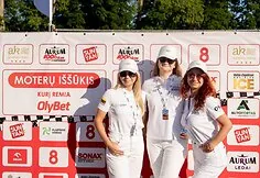 Three Klaipėda port women’s crews – one historic start: to the rally – with a hydrogen car