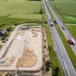 „Fegda“ už beveik 1,5 mln. eurų rekonstruoja aikštelę ties Ariogala, šalia magistralės