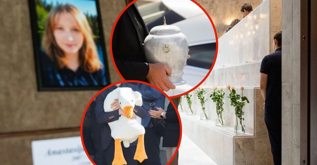In Vilnius, a 19-year-old graduating student who passed away was sent off on her final journey: mourners fulfilled the relatives' "pink" request