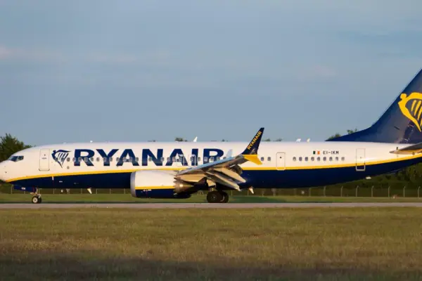 Smuko „Ryanair“ quarterly profit, company blames war in the Middle East