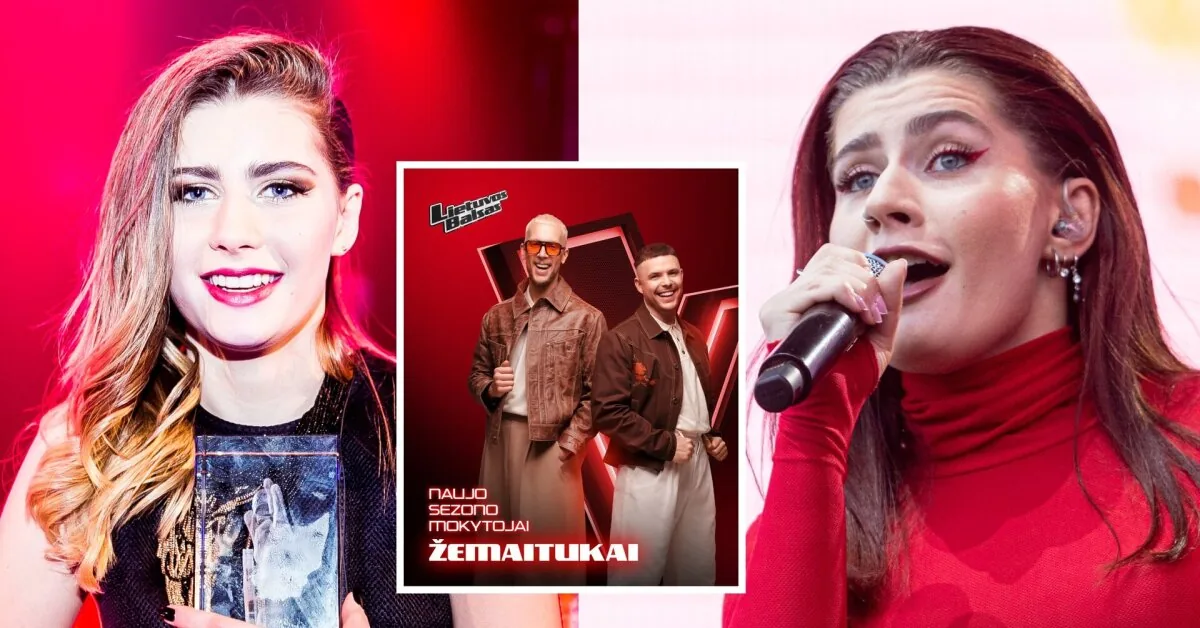 Seeing who became the new coaches of "The Voice of Lithuania" – show winner Kotryna Juodzevičiūtė decided not to stay silent