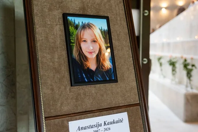 Patricija Adamovič / BNS photo / Funeral of the 19-year-old who died in an accident
