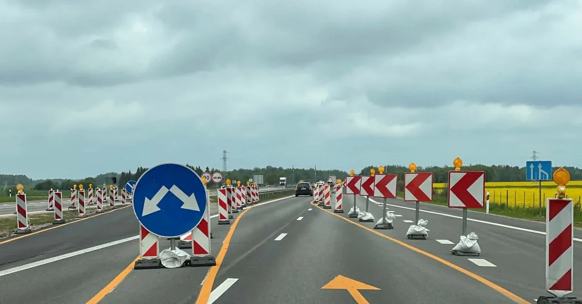 Automagistralėje Vilnius–Panevėžys prasideda nauji remonto darbai: į ką atkreipti dėmesį?