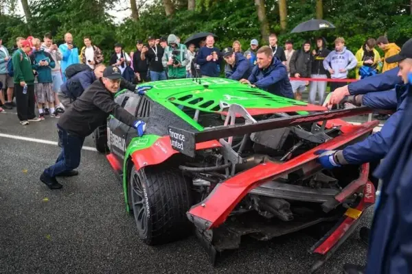 The continuation of the story of the "Lamborghini" crashed in the Palanga race: the team is raising 50,000 Eur for restoration