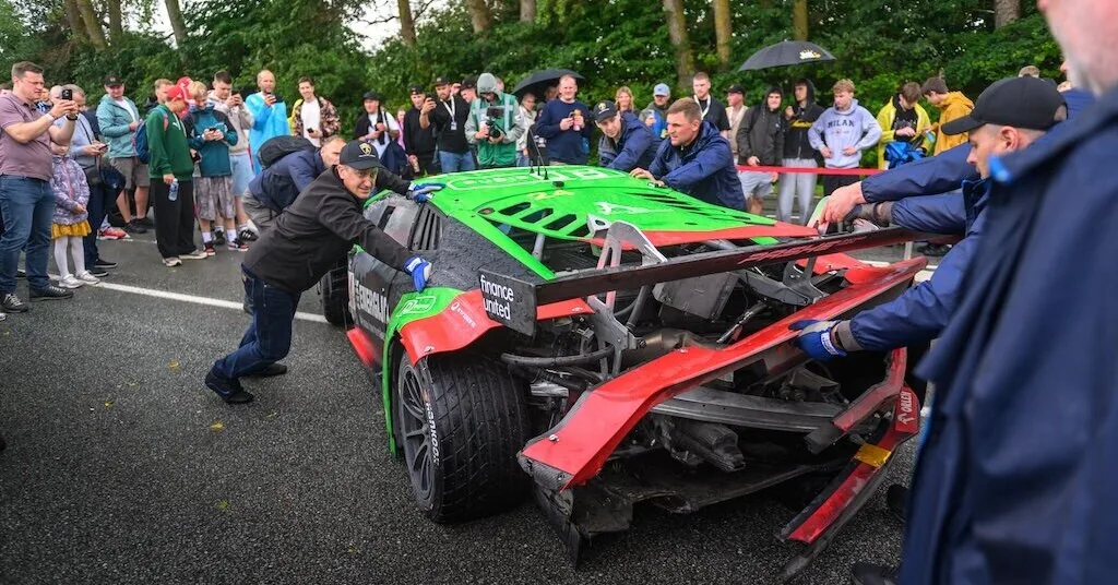 The continuation of the story of the "Lamborghini" crashed in the Palanga race: the team is raising 50,000 Eur for restoration