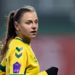 Vaitukaitytė scored the first goal representing the "Nantes" team