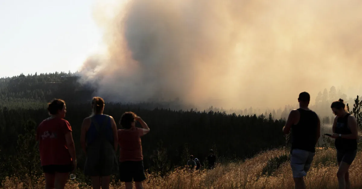 In Washington state, thousands of people have been ordered to evacuate as wildfires intensify